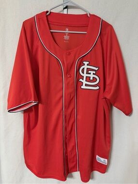 St Louis Cardinals Baseball Jersey 2XL Red Dynasty MLB True Fan